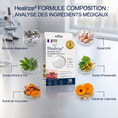 🔥 Plus que 10 paquets disponibles ! 30 % de réduction supplémentaire ! 𝐇𝐞𝒂𝒍𝗿𝗶𝙯𝙚® Patch 2-en-1 à micro-aiguilles & hydrocolloïde | Aide à réduire l’apparence des grains de beauté, verrues, acné et étiquettes cutanées | Patchs invisibles visage & corps.