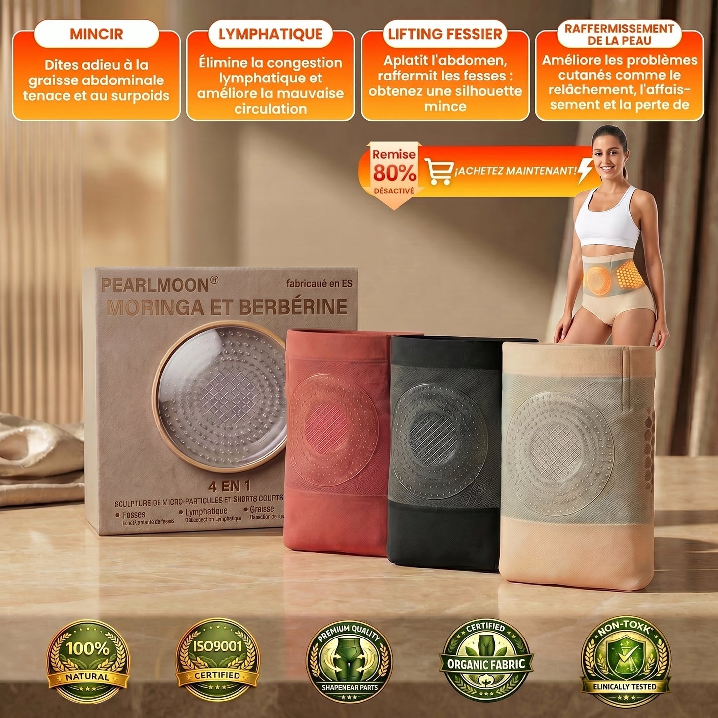 Plus que 8 pièces disponibles ! 𝑷𝑬𝑨𝑹𝑳𝙈𝙊𝙊𝙉® : -30 % aujourd’hui !Nous recommandons d’en acheter 4 à 6 afin de mieux accompagner votre routine et d’aider à limiter l’effet rebond.Dernière chance avant la nouvelle année ! 🎁