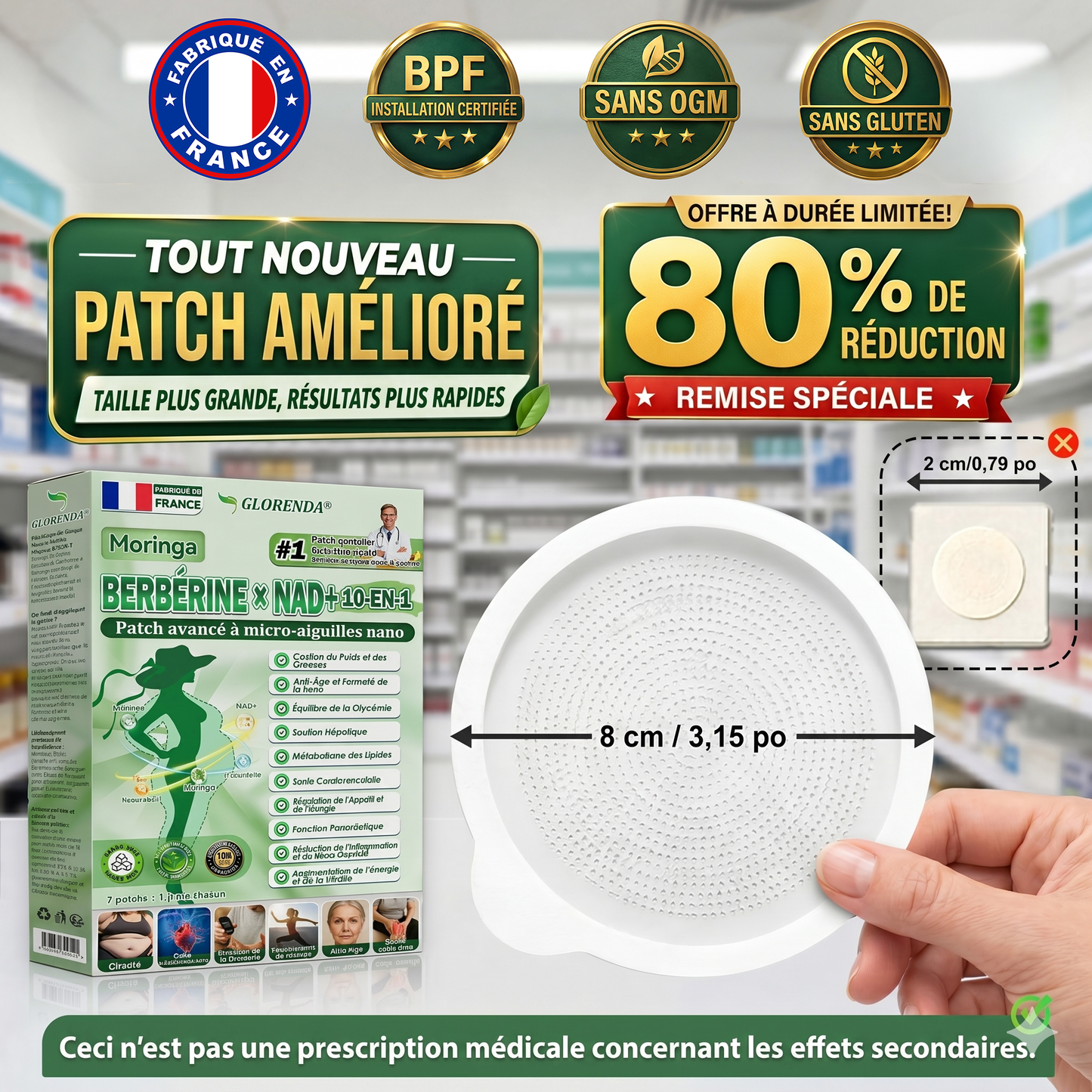 𝐆𝐋𝗢𝗥𝗘𝗡𝗗𝑨®⏳ Plus que 8 paquets ! 🔥 –30 % · Programme recommandé : 4–6 paquets · Stock limité · Prochain réassort l’an prochain 👉 Dépêchez-vous !